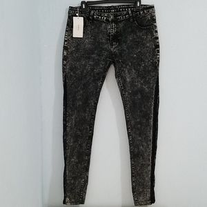ZAFUL WOMEN'S JEANS SKINNY SIDE LACED.Size XXL